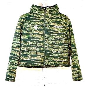 Darc Sport Camo Cropped Puffer Jacket Size Medium